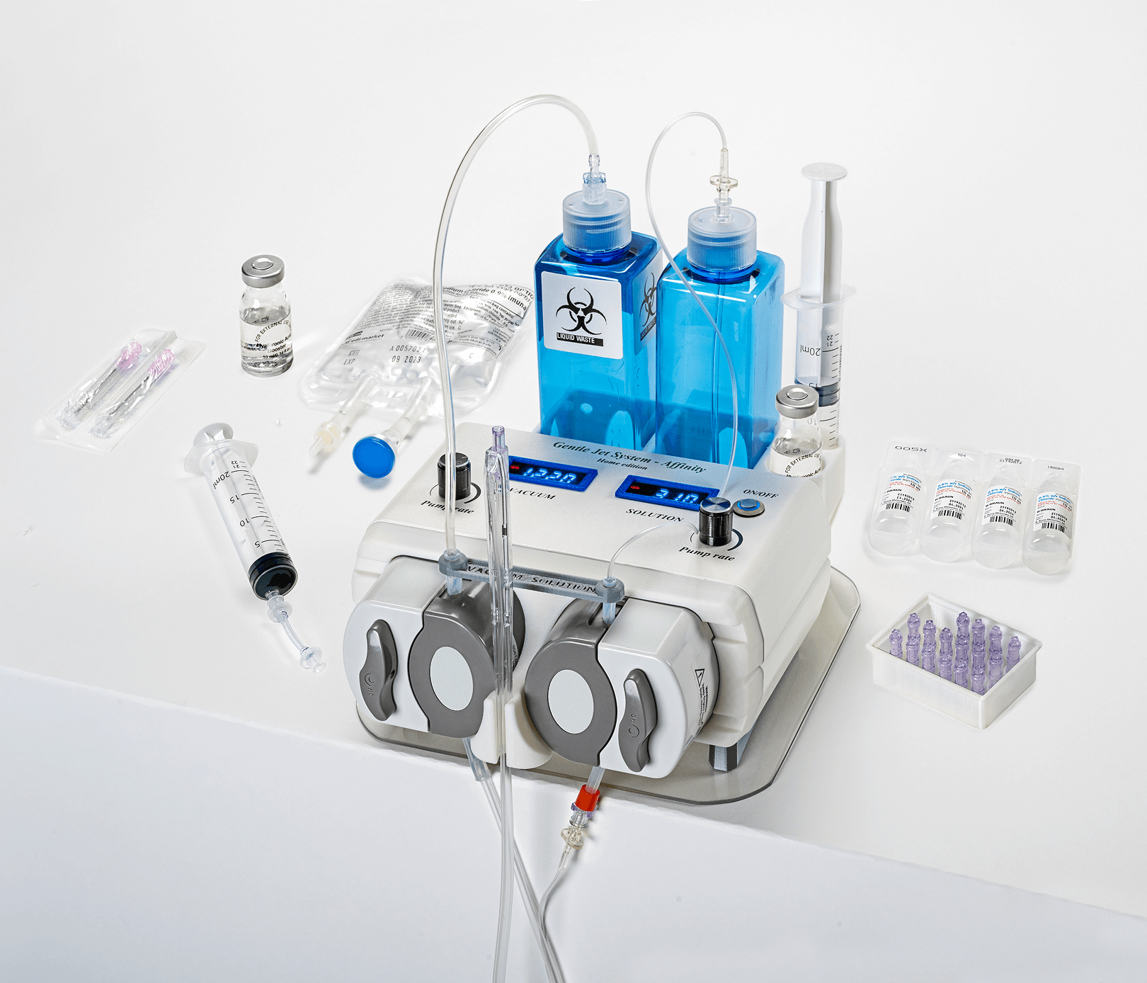 Überblick über das Gerät Affinity GJS (Gentle Jet System)